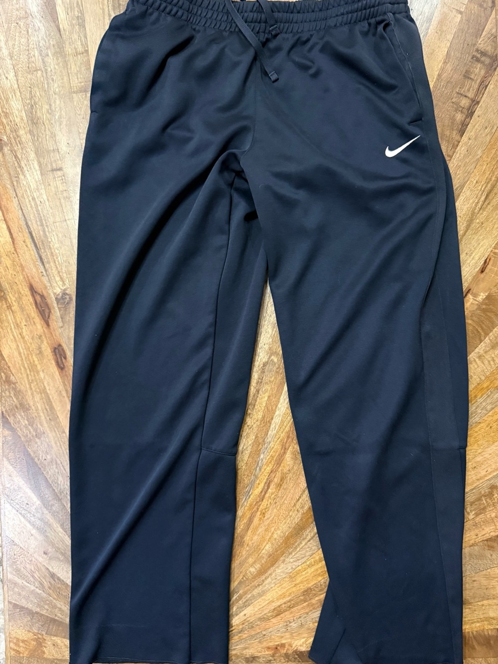 Nike Navy Dri-FIT Joggers with White Swoosh